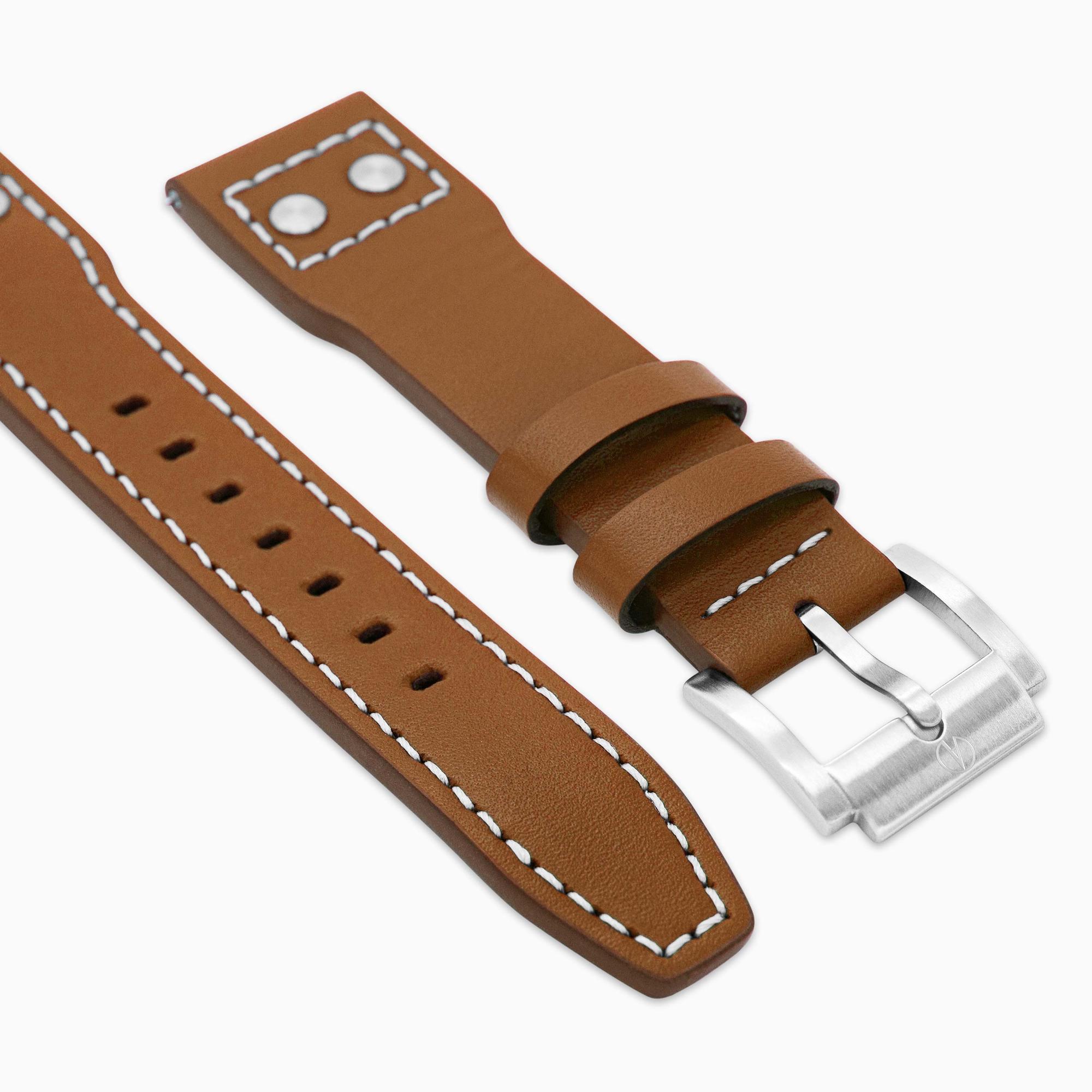Accurist Aviation Men's Brown Leather 22mm Strap